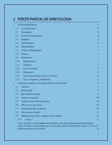 tercer parcial ginecologia