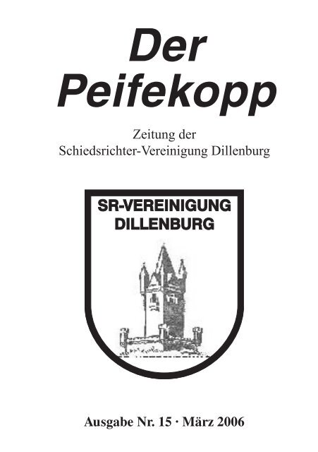 Der Peifekopp - Schiedsrichter Vereinigung Dillenburg