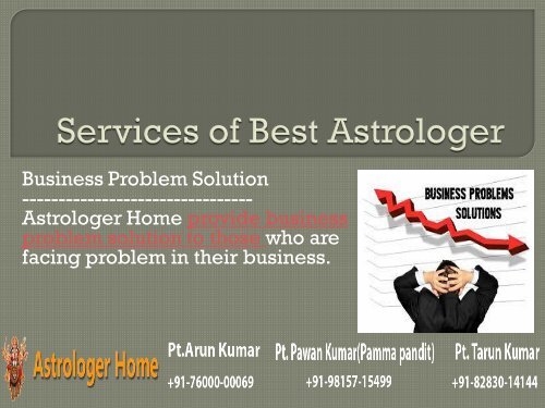 Services of Astrologer Home - The Best Astrologer - Part 2