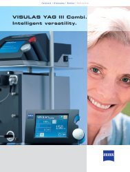 VISULAS YAG III Combi. Intelligent versatility. - Carl Zeiss Meditec AG