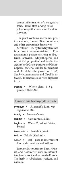 Indian Medicinal Plants An Illustrated Dictionary