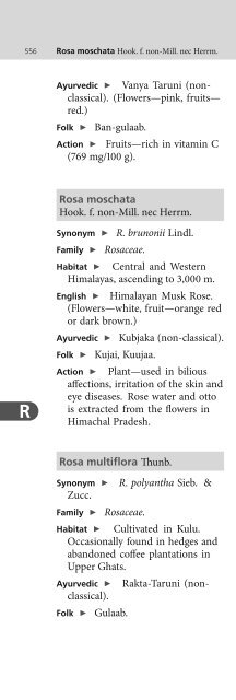 Indian Medicinal Plants An Illustrated Dictionary