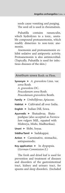 Indian Medicinal Plants An Illustrated Dictionary