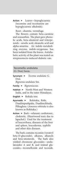 Indian Medicinal Plants An Illustrated Dictionary