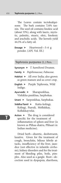 Indian Medicinal Plants An Illustrated Dictionary