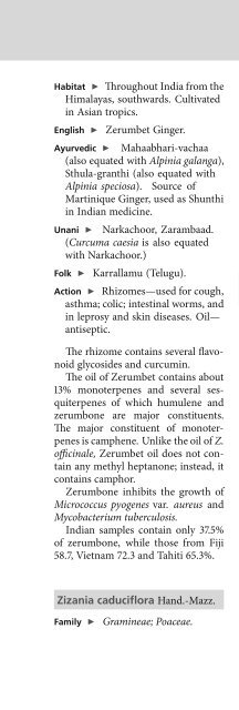 Indian Medicinal Plants An Illustrated Dictionary