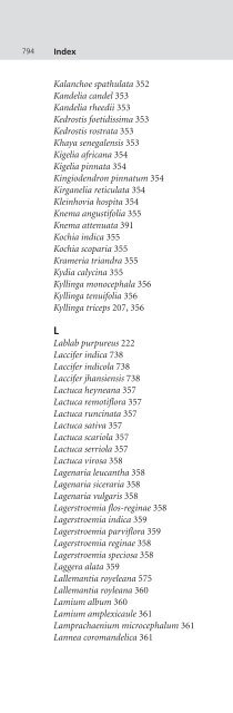 Indian Medicinal Plants An Illustrated Dictionary