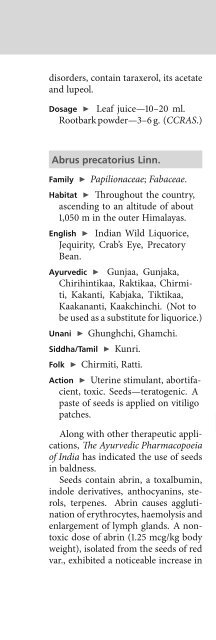 Indian Medicinal Plants An Illustrated Dictionary