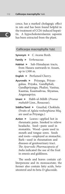 Indian Medicinal Plants An Illustrated Dictionary