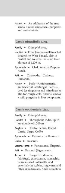 Indian Medicinal Plants An Illustrated Dictionary