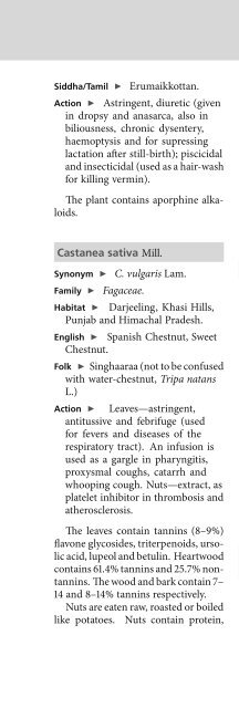 Indian Medicinal Plants An Illustrated Dictionary