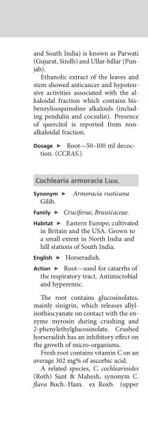 Indian Medicinal Plants An Illustrated Dictionary