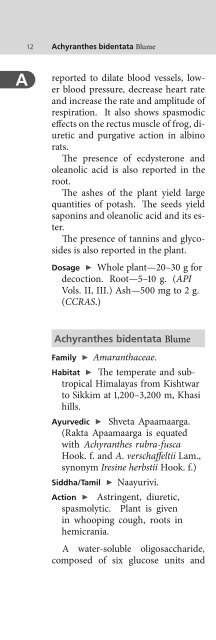 Indian Medicinal Plants An Illustrated Dictionary