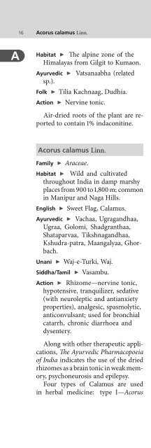 Indian Medicinal Plants An Illustrated Dictionary