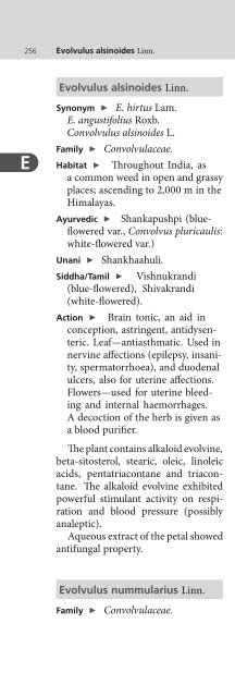 Indian Medicinal Plants An Illustrated Dictionary