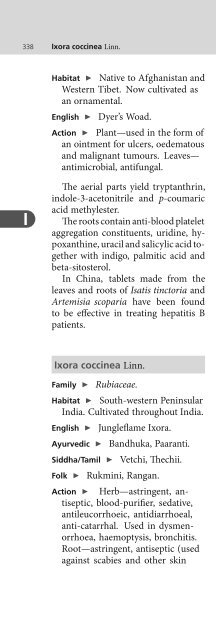 Indian Medicinal Plants An Illustrated Dictionary