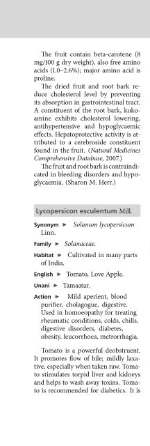 Indian Medicinal Plants An Illustrated Dictionary