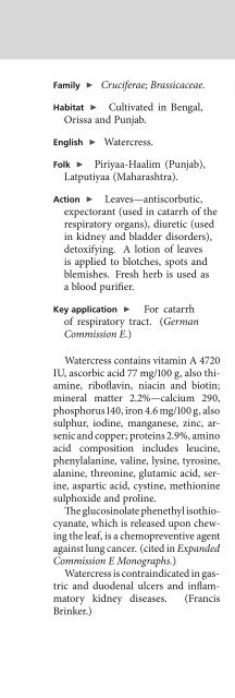 Indian Medicinal Plants An Illustrated Dictionary