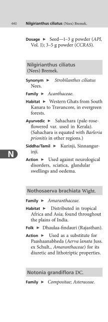 Indian Medicinal Plants An Illustrated Dictionary