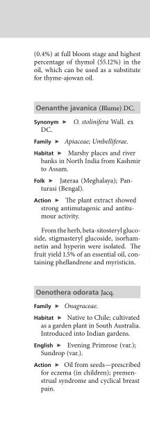 Indian Medicinal Plants An Illustrated Dictionary