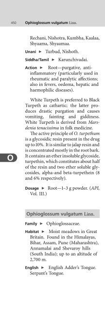 Indian Medicinal Plants An Illustrated Dictionary