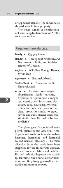 Indian Medicinal Plants An Illustrated Dictionary