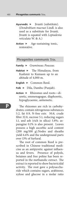 Indian Medicinal Plants An Illustrated Dictionary