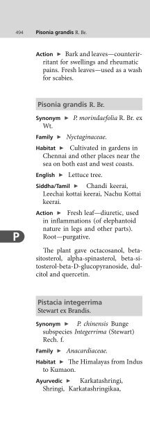 Indian Medicinal Plants An Illustrated Dictionary