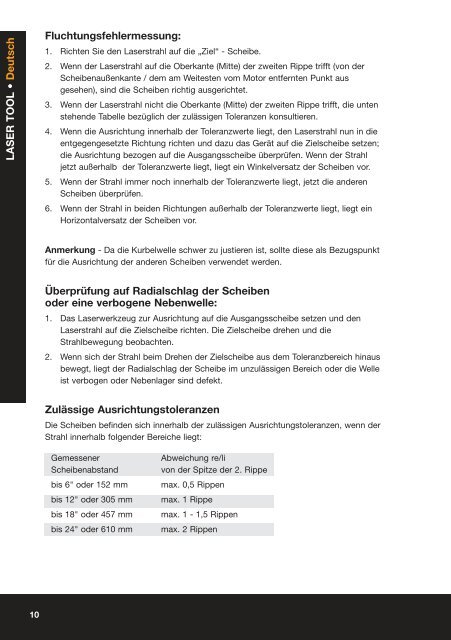 laser tool - ContiTech