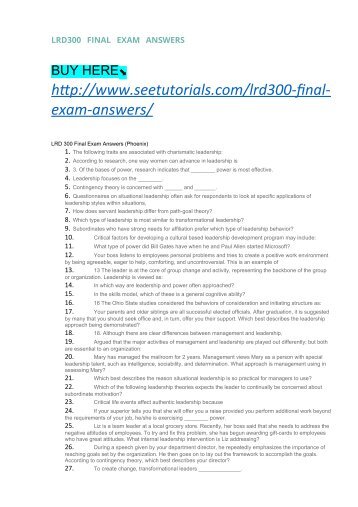 E3 Clear Exam