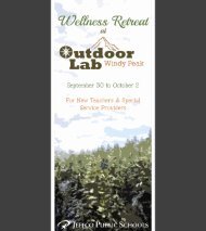 Wellness Retreat at Windy Peak Outdoor Lab