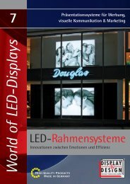 LED-Rahmen - Display & Design Helmut Amelung GmbH