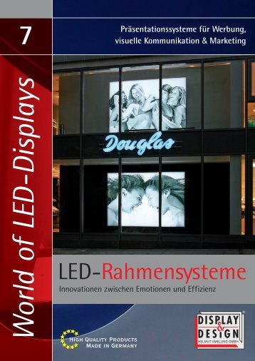 LED-Rahmen - Display & Design Helmut Amelung GmbH