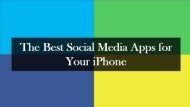 The Best Social Media Apps for Your iPhone