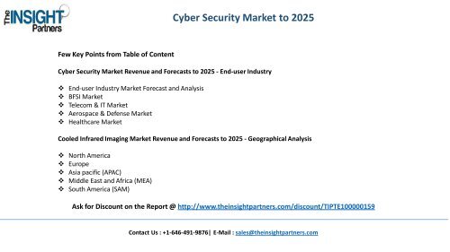Cyber Security Market Opportunities, Key Developments and Forecast to 2025 |The Insight Partners 