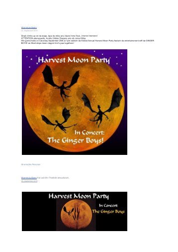 Harvest Moon Concert