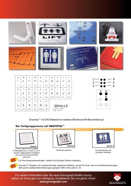 MATERIALKATALOG - Gravograph