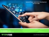 Android Phone Application Development Services India