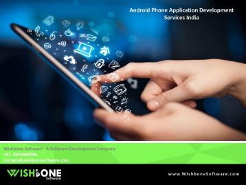 Android Phone Application Development Services India