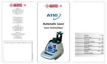 Laser Automatique - Agatec