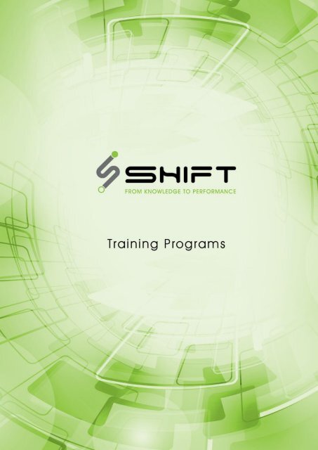 List of Courses (SHIFT)