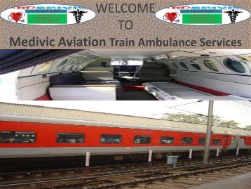 Train Ambulance Services in Varanasi and Allahabad