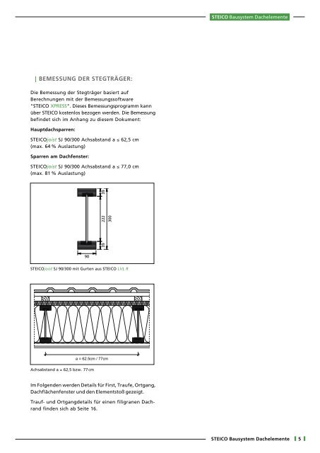 STEICO Bausystem Dachelemente