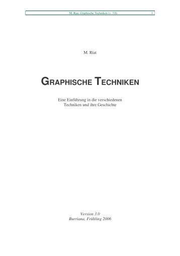 graphische techniken - La pàgina d'en Martin Riat i de na Maribel ...
