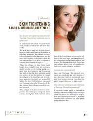 SKIN TIGHTENING - Gateway Aesthetic Institute and Laser Center