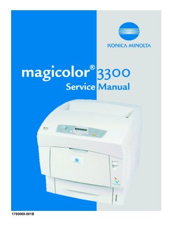 Service Manual - Printer Registration - Konica Minolta