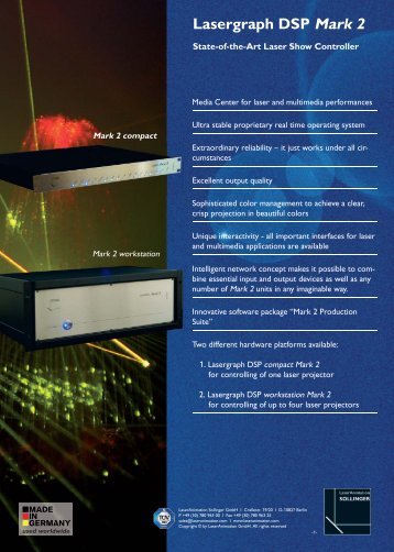 Lasergraph DSP Mark 2 - LaserAnimation SOLLINGER GmbH