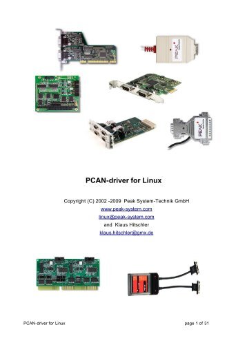 PCAN-driver for LINUX - PEAK-System