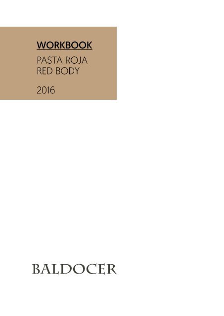 Baldocer General Pasta Roja 2016