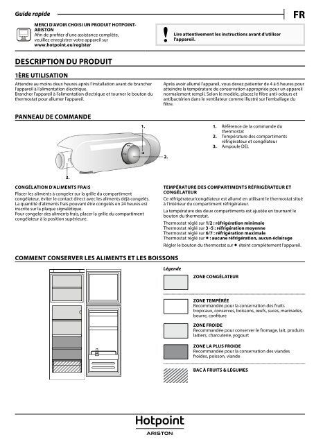 KitchenAid T 16 A1 D/HA - Fridge/freezer combination - T 16 A1 D/HA - Fridge/freezer combination FR (F093240) Setup and user guide